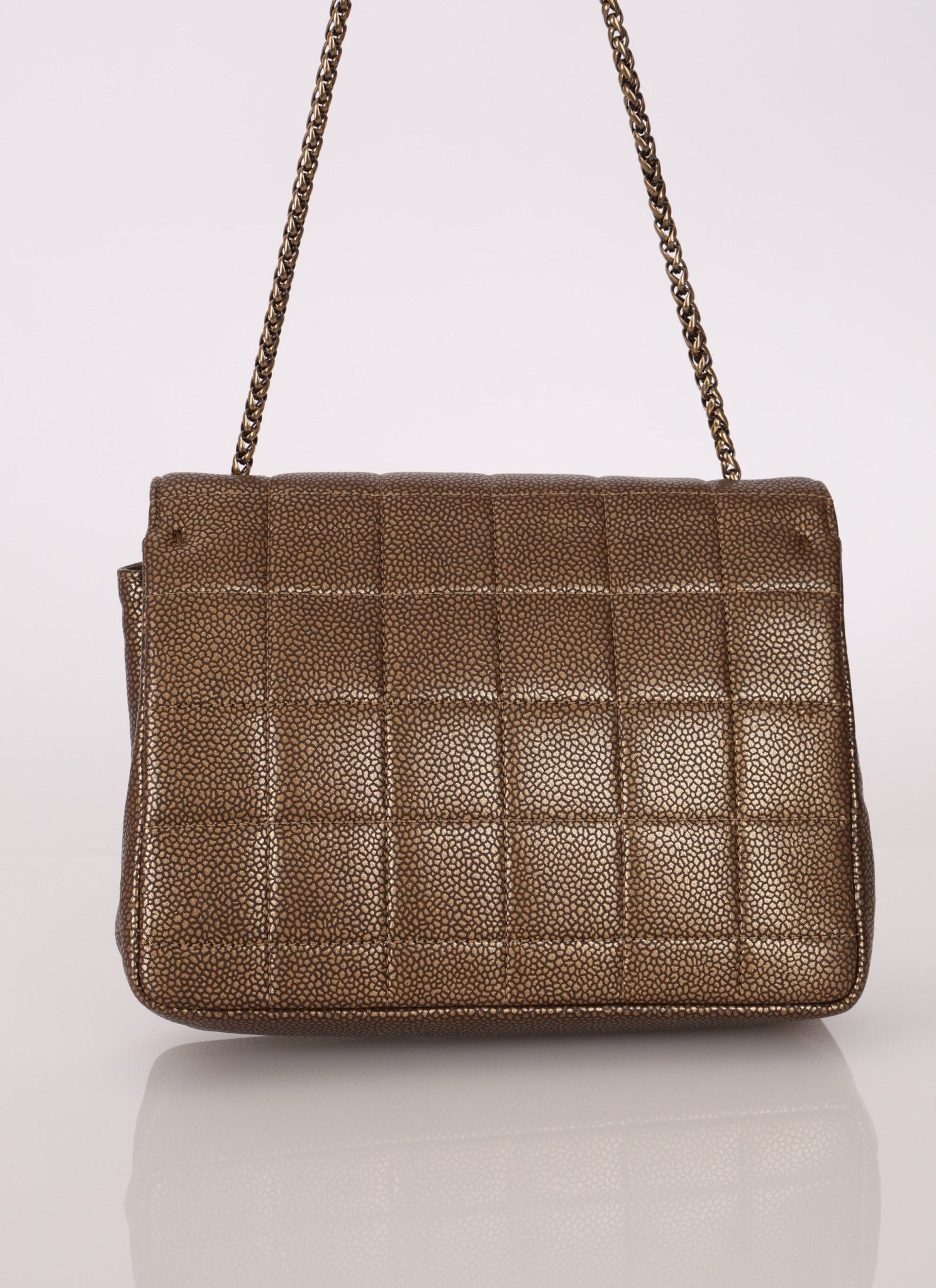 Rare Chanel 2011 Caviar Paris Byzance Mini Square Flap - FashioNica