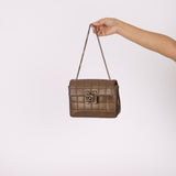 Rare Chanel 2011 Caviar Paris Byzance Mini Square Flap - FashioNica