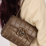 Rare Chanel 2011 Caviar Paris Byzance Mini Square Flap - FashioNica