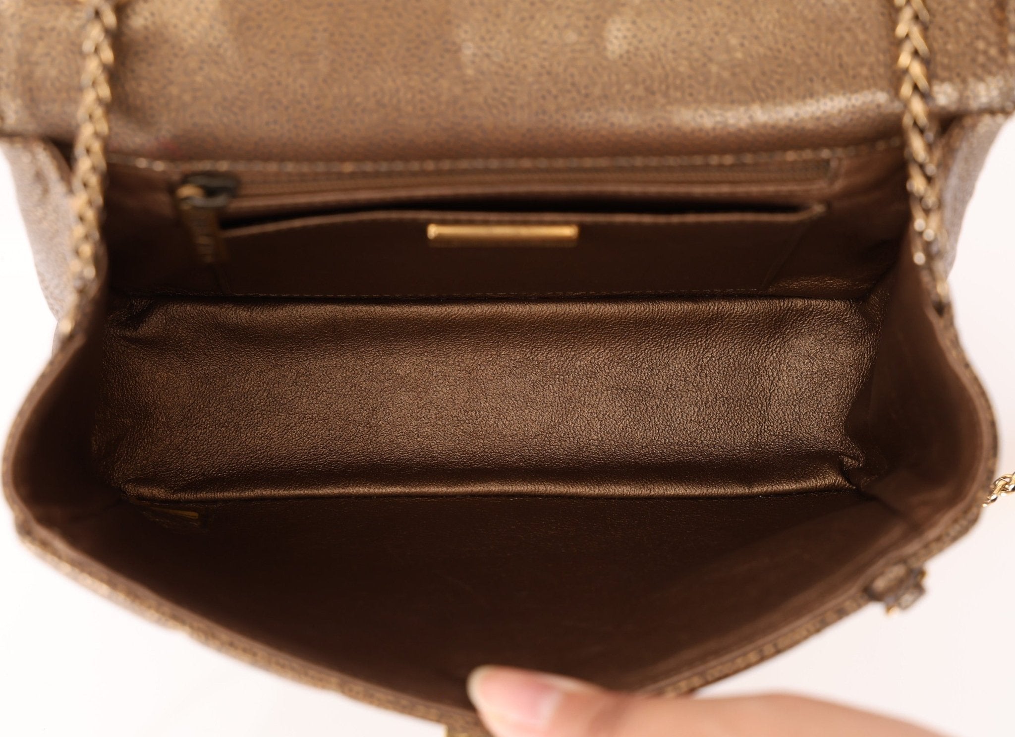 Rare Chanel 2011 Caviar Paris Byzance Mini Square Flap - FashioNica