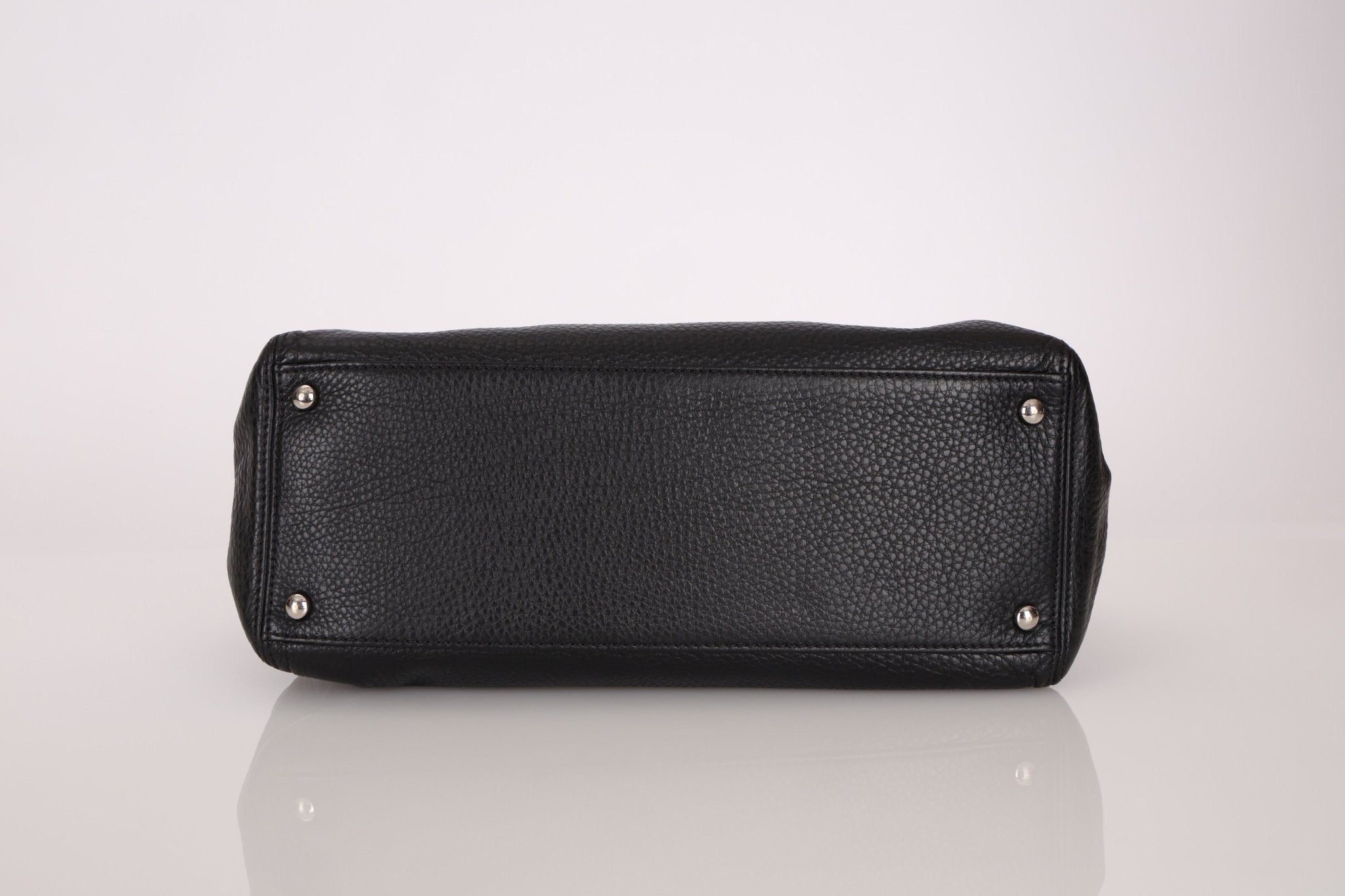 Rare Chanel 2013 Black Calfskin East West Medium Cerf Executive Tote Bag - FashioNica