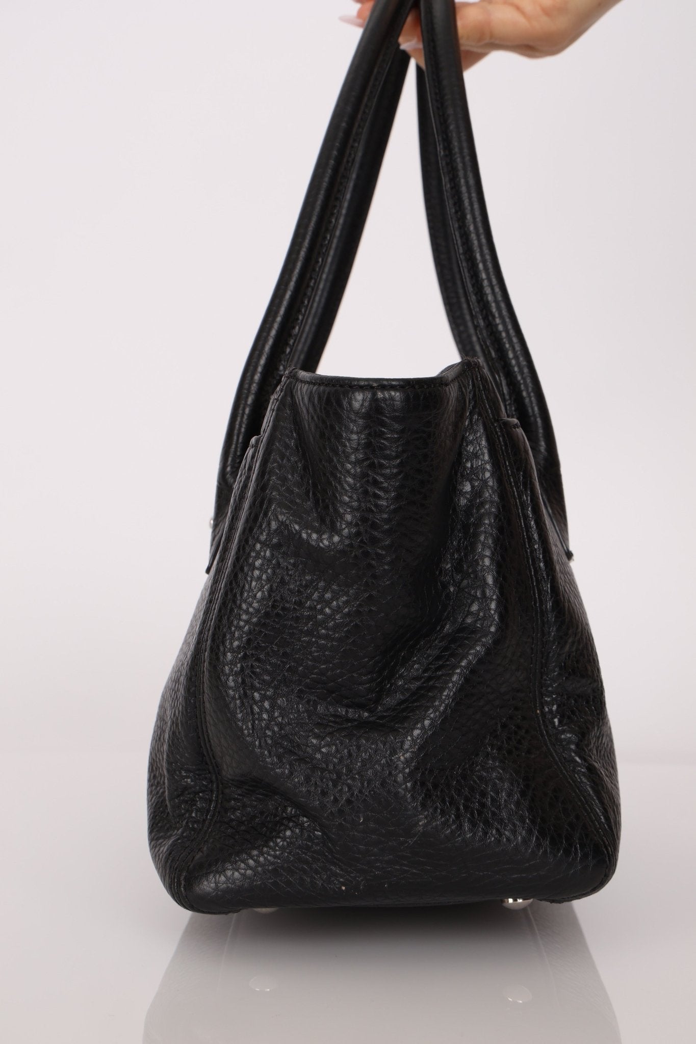 Rare Chanel 2013 Black Calfskin East West Medium Cerf Executive Tote Bag - FashioNica