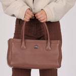 Rare Chanel 2013 Calfskin Mauve Small Cerf Executive Shopper Tote - FashioNica