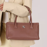 Rare Chanel 2013 Calfskin Mauve Small Cerf Executive Shopper Tote - FashioNica