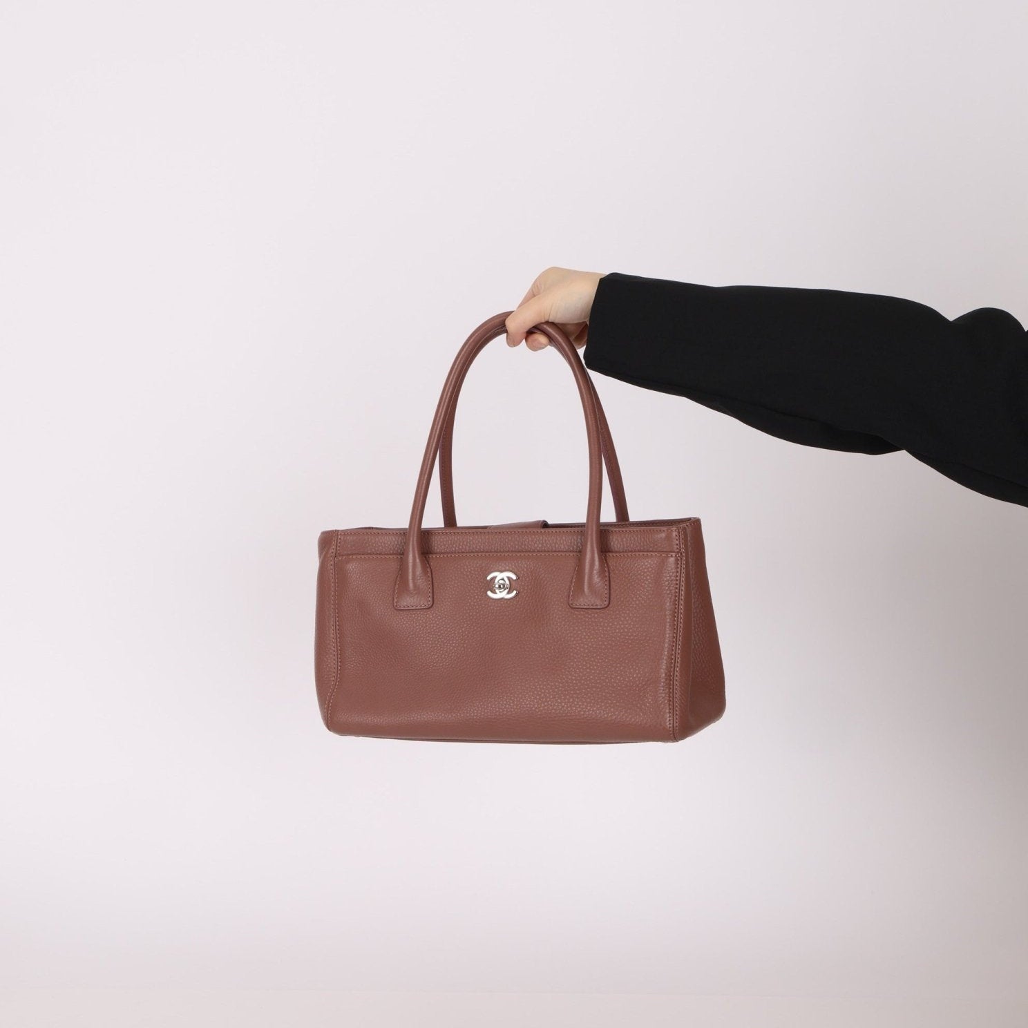 Rare Chanel 2013 Calfskin Mauve Small Cerf Executive Shopper Tote - FashioNica