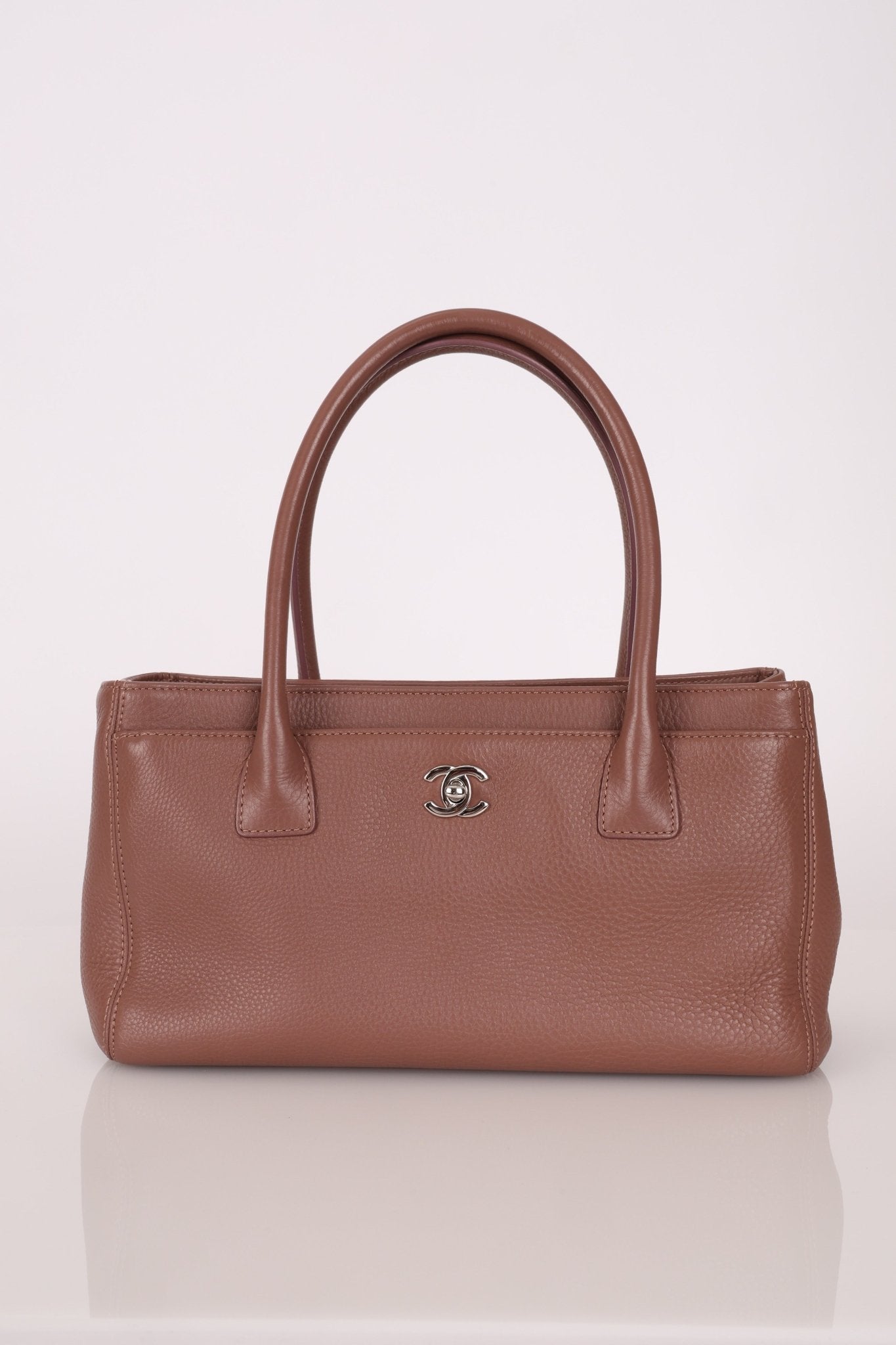 Rare Chanel 2013 Calfskin Mauve Small Cerf Executive Shopper Tote - FashioNica