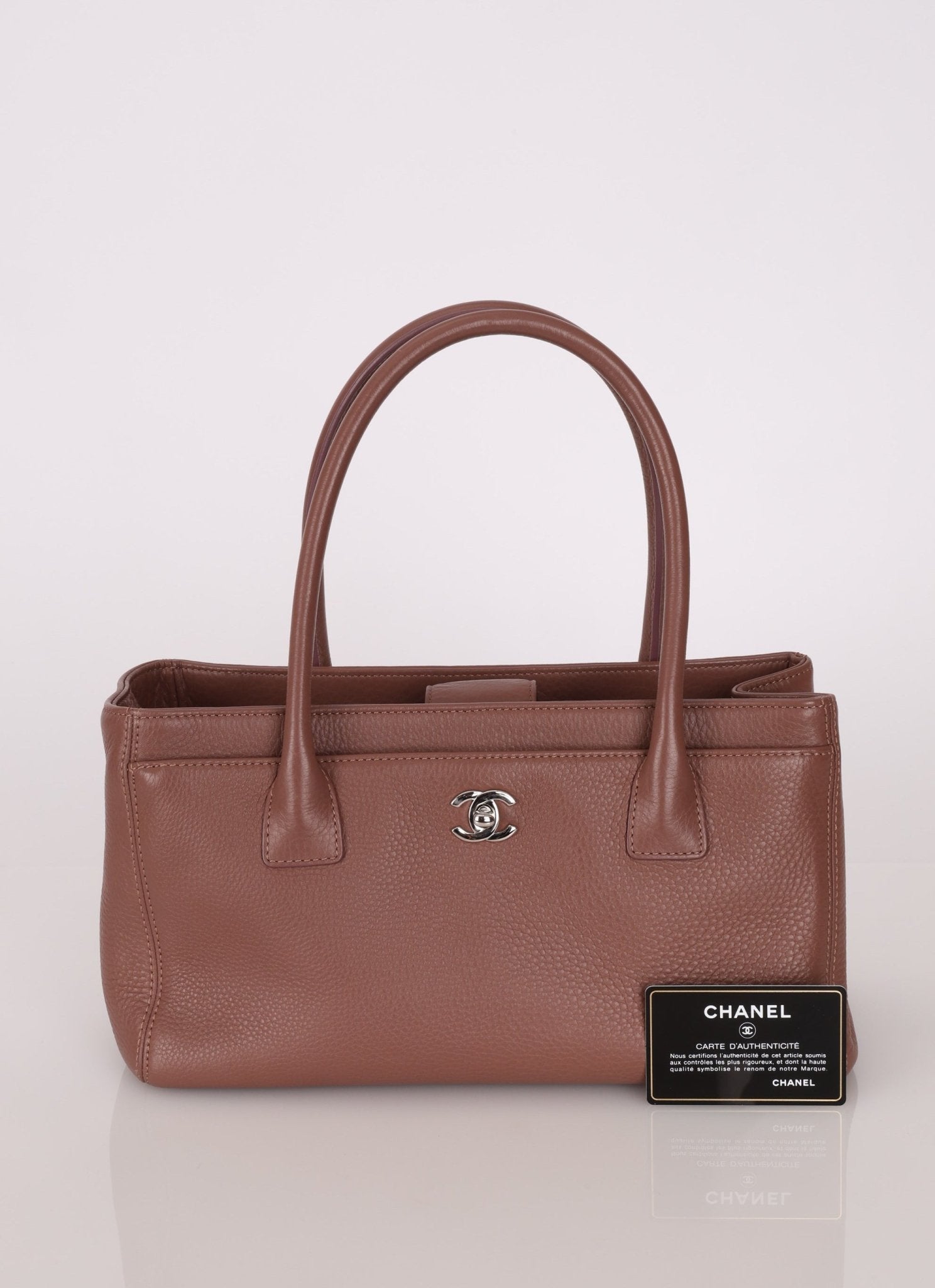 Rare Chanel 2013 Calfskin Mauve Small Cerf Executive Shopper Tote - FashioNica