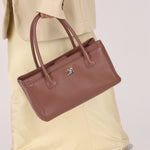 Rare Chanel 2013 Calfskin Mauve Small Cerf Executive Shopper Tote - FashioNica