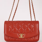 Rare Chanel 2015 Calfskin Reissue Small Diana Flap Bag - FashioNica