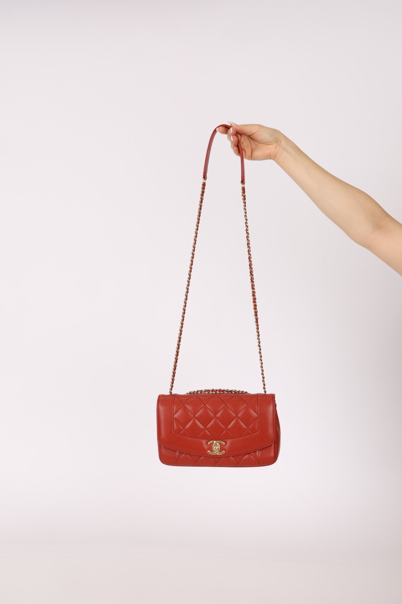 Rare Chanel 2015 Calfskin Reissue Small Diana Flap Bag - FashioNica