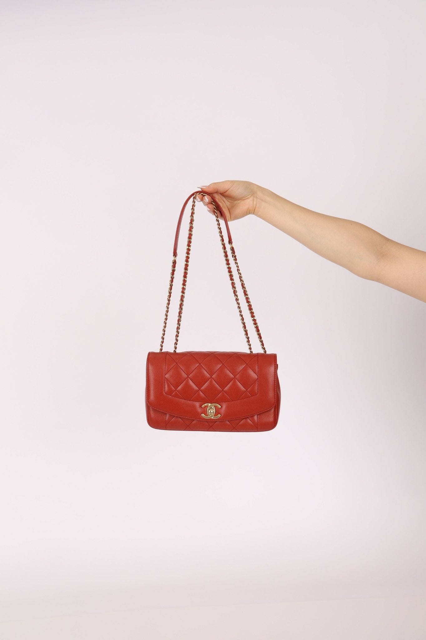 Rare Chanel 2015 Calfskin Reissue Small Diana Flap Bag - FashioNica