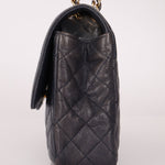 Rare Chanel 2015 Caviar Medium Navy Paris Flap Bag - FashioNica