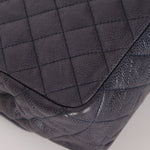 Rare Chanel 2015 Caviar Medium Navy Paris Flap Bag - FashioNica