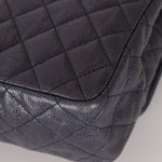 Rare Chanel 2015 Caviar Medium Navy Paris Flap Bag - FashioNica