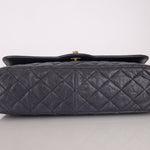 Rare Chanel 2015 Caviar Medium Navy Paris Flap Bag - FashioNica