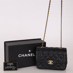 Rare Chanel 2015 Two Tone Crumple Caviar Mini Flap Bag - FashioNica