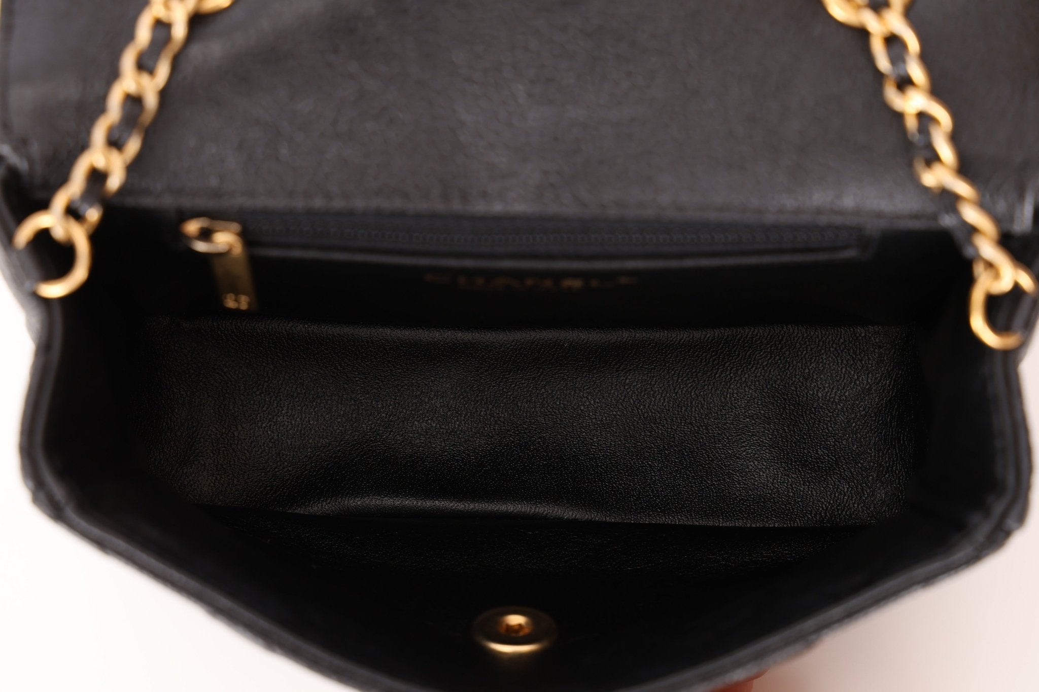 Rare Chanel 2015 Two Tone Crumple Caviar Mini Flap Bag - FashioNica