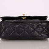 Rare Chanel 2015 Two Tone Crumple Caviar Mini Flap Bag - FashioNica