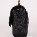 Rare Chanel 2015 Two Tone Crumple Caviar Mini Flap Bag - FashioNica