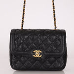 Rare Chanel 2015 Two Tone Crumple Caviar Mini Flap Bag - FashioNica