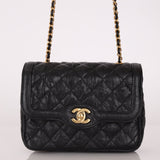 Rare Chanel 2015 Two Tone Crumple Caviar Mini Flap Bag - FashioNica