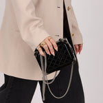 Rare Chanel 2016 Evening in the Air Trolley Plexiglass & Patent Minaudiere - FashioNica