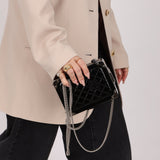 Rare Chanel 2016 Evening in the Air Trolley Plexiglass & Patent Minaudiere - FashioNica