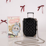 Rare Chanel 2016 Evening in the Air Trolley Plexiglass & Patent Minaudiere - FashioNica