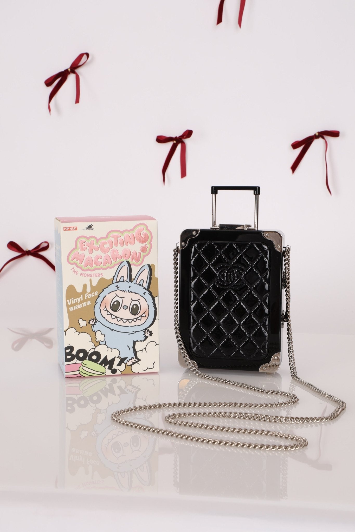 Rare Chanel 2016 Evening in the Air Trolley Plexiglass & Patent Minaudiere - FashioNica