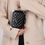 Rare Chanel 2016 Evening in the Air Trolley Plexiglass & Patent Minaudiere - FashioNica