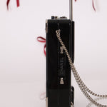 Rare Chanel 2016 Evening in the Air Trolley Plexiglass & Patent Minaudiere - FashioNica