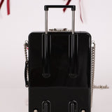 Rare Chanel 2016 Evening in the Air Trolley Plexiglass & Patent Minaudiere - FashioNica