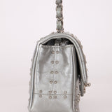 Rare Chanel 2016 Glazed Calfskin Grommet Airline Rectangular Mini Flap Bag - FashioNica