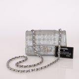 Rare Chanel 2016 Glazed Calfskin Grommet Airline Rectangular Mini Flap Bag - FashioNica