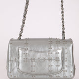 Rare Chanel 2016 Glazed Calfskin Grommet Airline Rectangular Mini Flap Bag - FashioNica