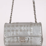 Rare Chanel 2016 Glazed Calfskin Grommet Airline Rectangular Mini Flap Bag - FashioNica