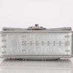 Rare Chanel 2016 Glazed Calfskin Grommet Airline Rectangular Mini Flap Bag - FashioNica