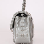 Rare Chanel 2016 Glazed Calfskin Grommet Airline Rectangular Mini Flap Bag - FashioNica