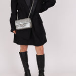 Rare Chanel 2016 Glazed Calfskin Grommet Airline Rectangular Mini Flap Bag - FashioNica