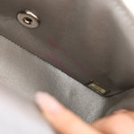 Rare Chanel 2016 Glazed Calfskin Grommet Airline Rectangular Mini Flap Bag - FashioNica