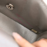 Rare Chanel 2016 Glazed Calfskin Grommet Airline Rectangular Mini Flap Bag - FashioNica