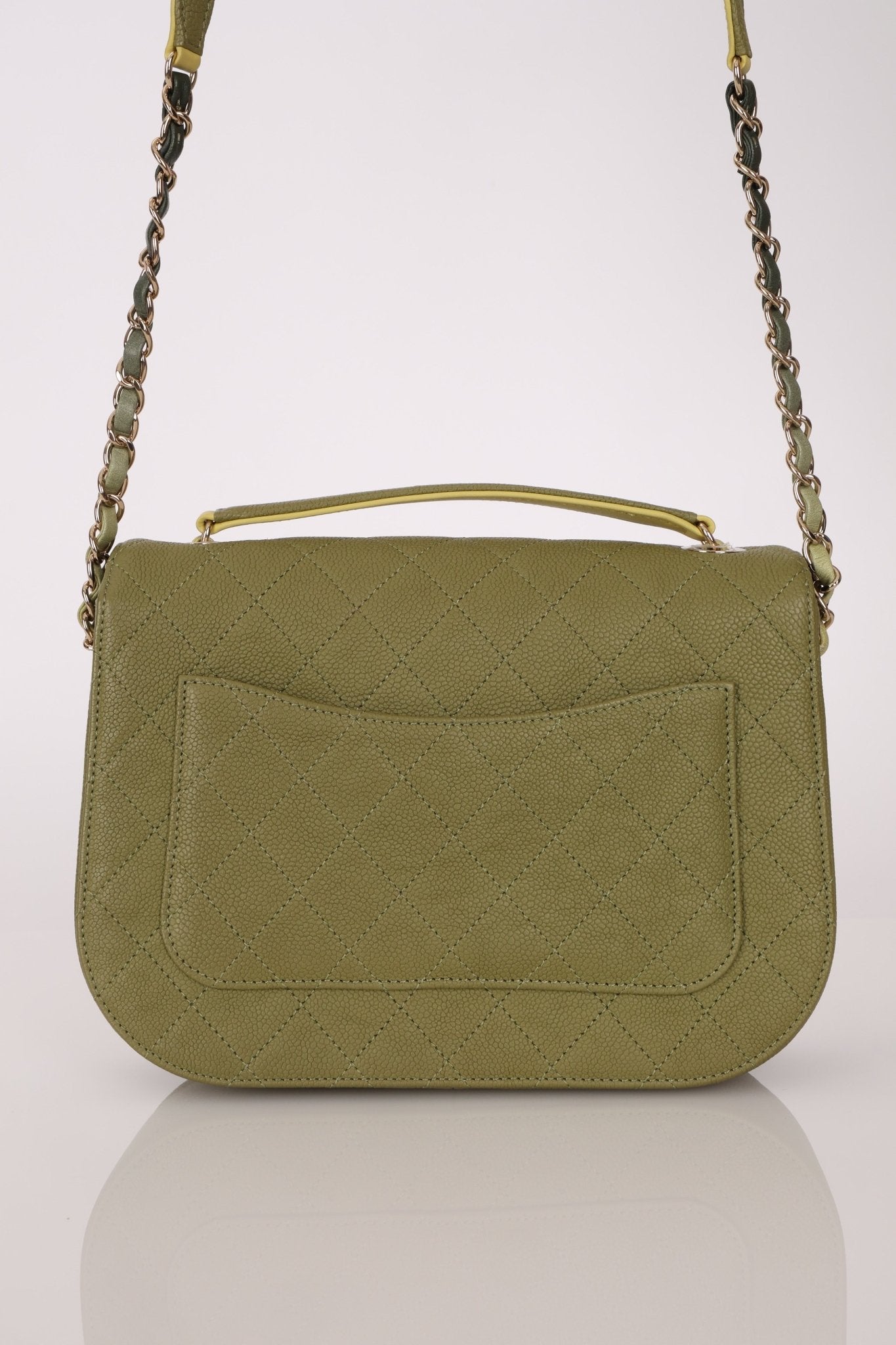 Rare Chanel 2017 Paris - Cuba Soft Caviar Medium Top Handle Flap - FashioNica