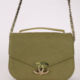 Rare Chanel 2017 Paris - Cuba Soft Caviar Medium Top Handle Flap - FashioNica