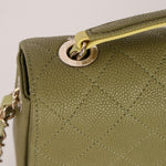 Rare Chanel 2017 Paris - Cuba Soft Caviar Medium Top Handle Flap - FashioNica