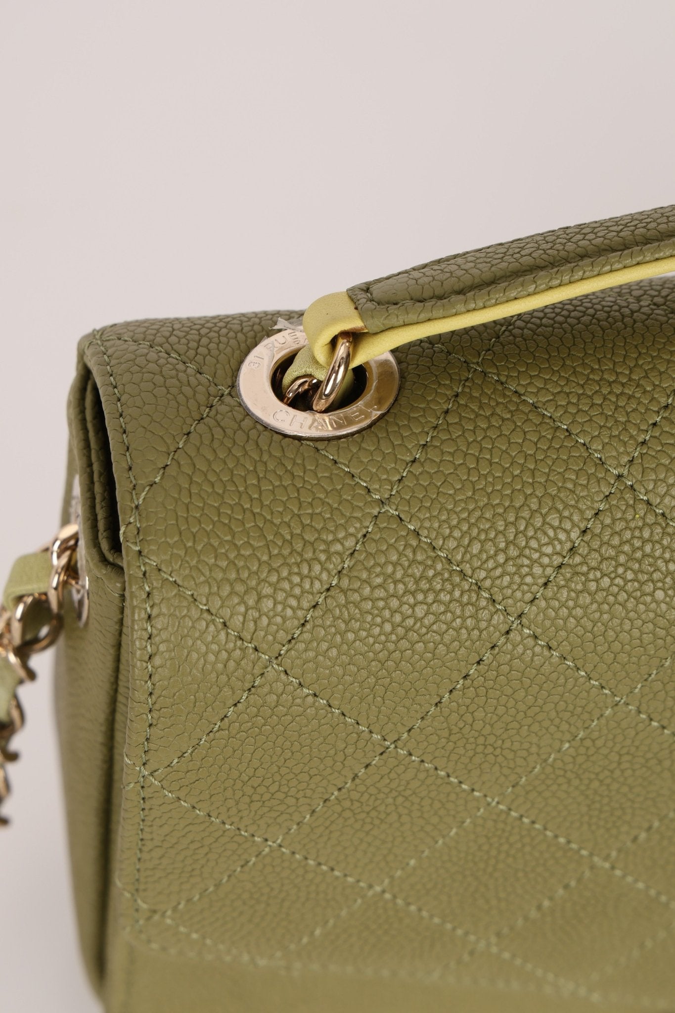 Rare Chanel 2017 Paris - Cuba Soft Caviar Medium Top Handle Flap - FashioNica