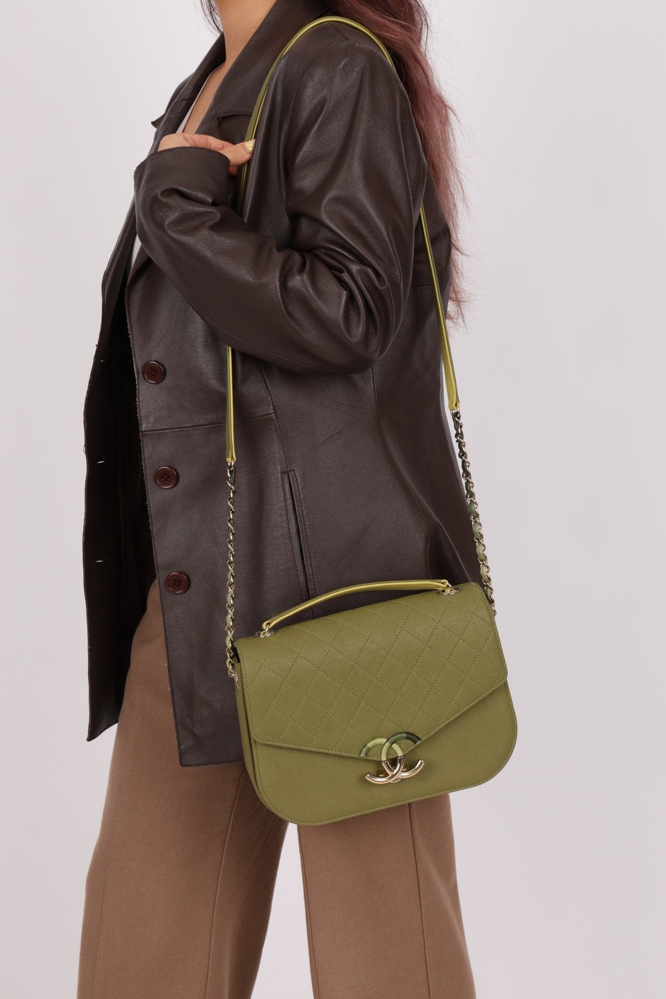 Rare Chanel 2017 Paris - Cuba Soft Caviar Medium Top Handle Flap - FashioNica