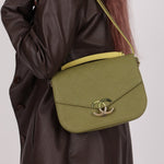 Rare Chanel 2017 Paris - Cuba Soft Caviar Medium Top Handle Flap - FashioNica