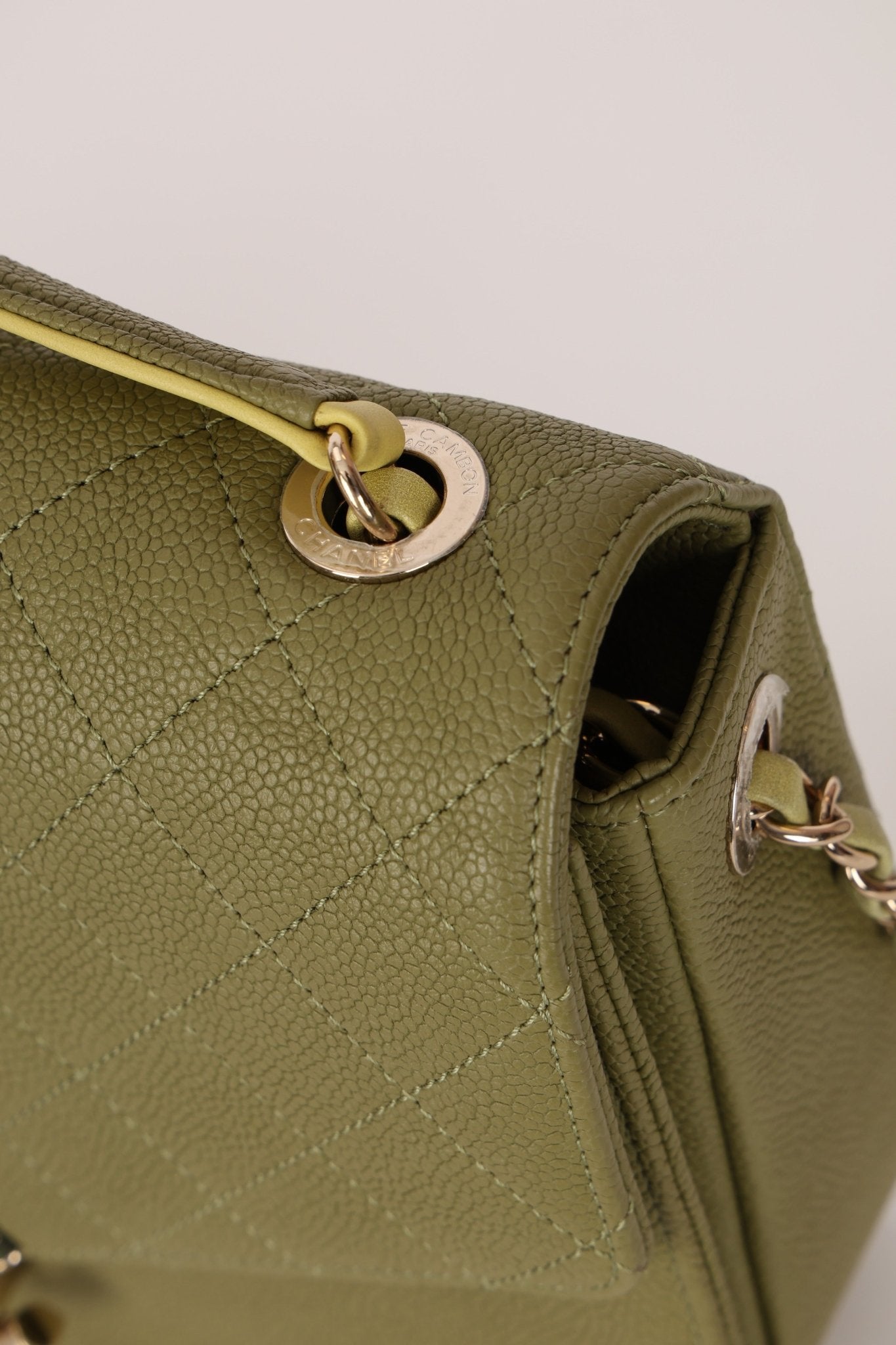 Rare Chanel 2017 Paris - Cuba Soft Caviar Medium Top Handle Flap - FashioNica