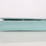 Rare Chanel 2020 Tiffany Blue Chain Stitched Wallet on Chain - FashioNica