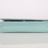 Rare Chanel 2020 Tiffany Blue Chain Stitched Wallet on Chain - FashioNica